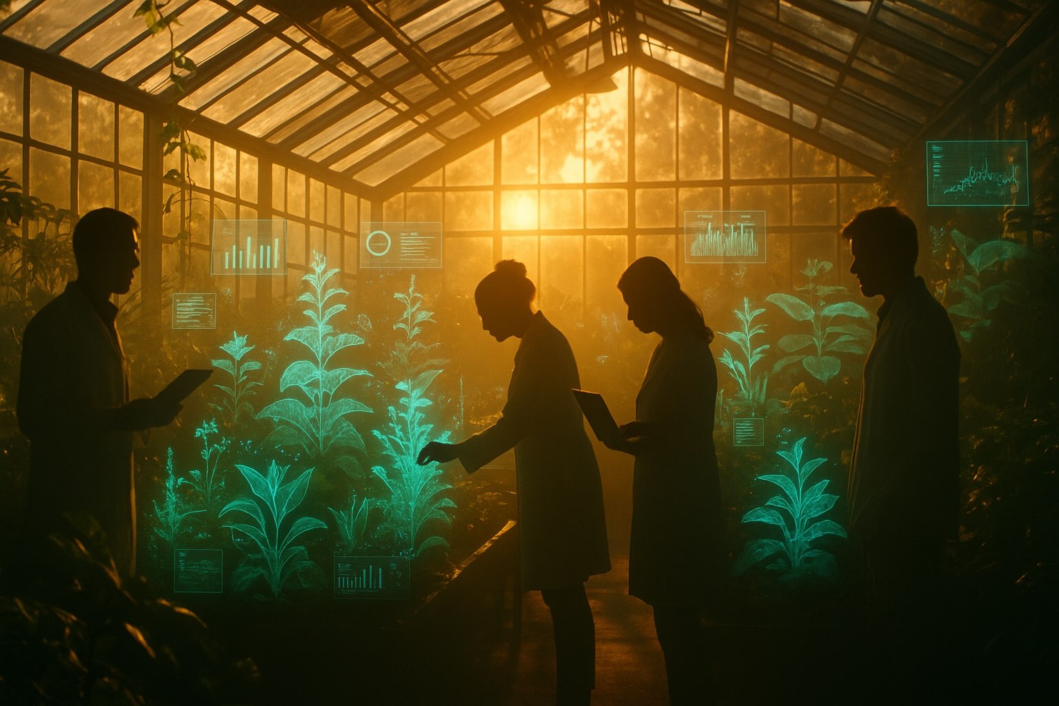 botanica.fans team collaborating in innovative workspace